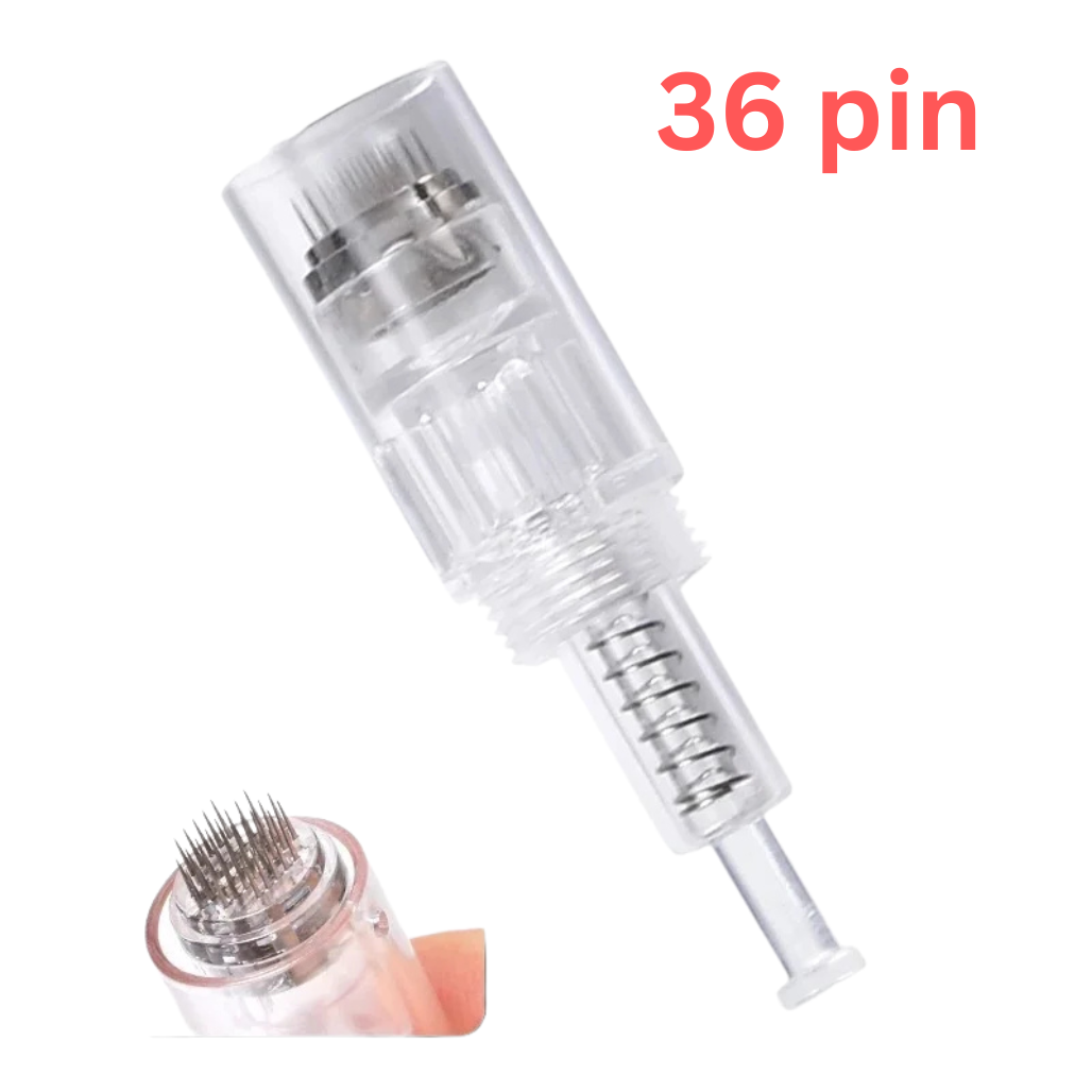 10 replacement cartridges for microneedling pen - 12 pin / 36 pin