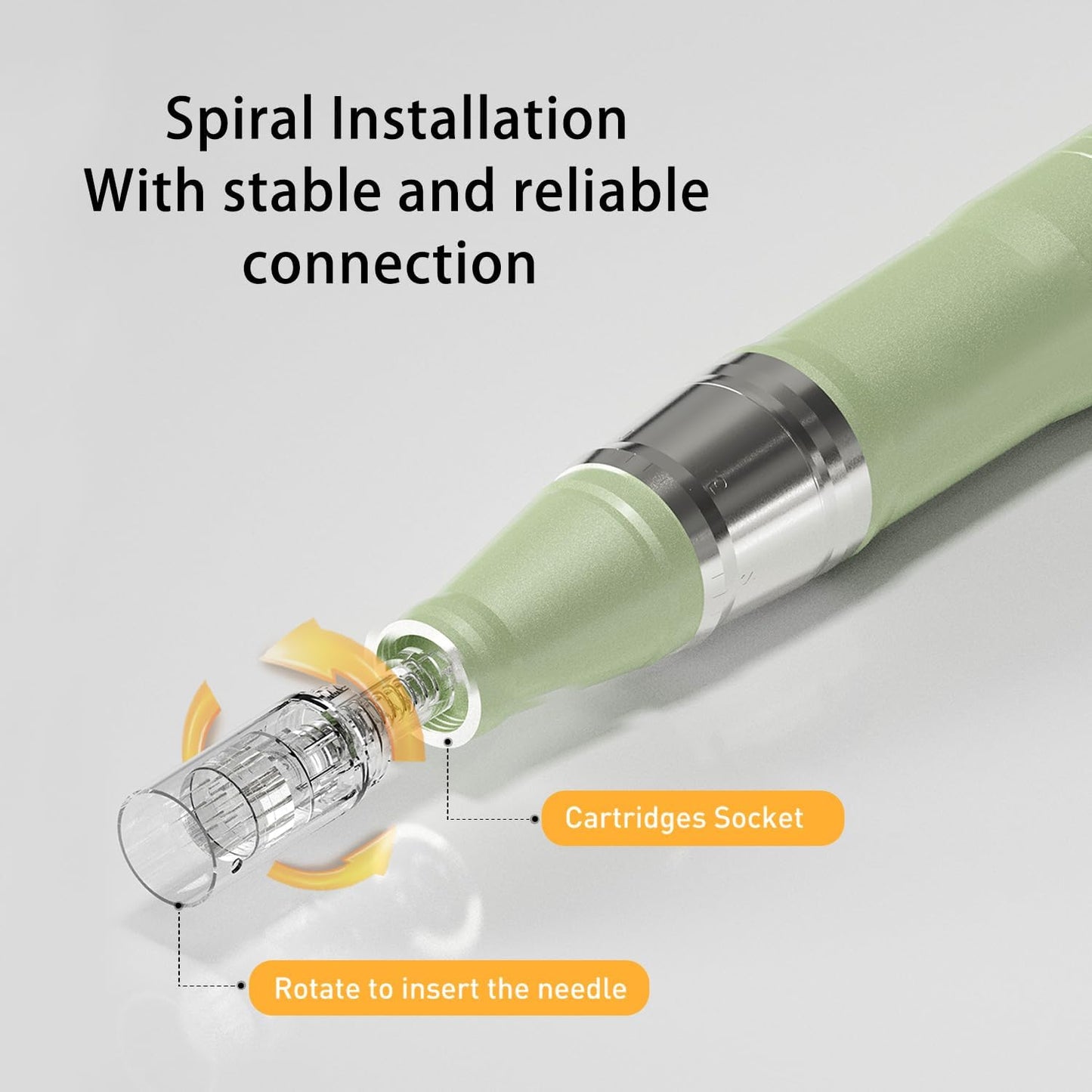 Microneedling pen for hair - 5 speed level - Regrow fuller, thicker hair, fix baldspots.